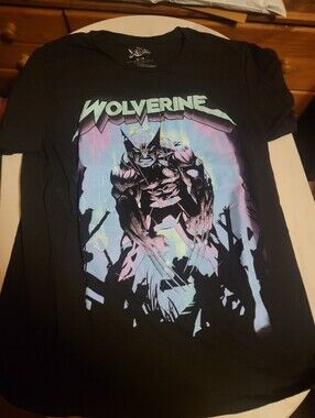 Wolverine Graphic Tee - Black Marvel-Inspired Men’s Shirt
